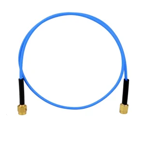 RG405 High Temperature Resistant 50ohm Silver Plated Copper Conductor RF Coaxial Cable Assembly SMA Male Connector