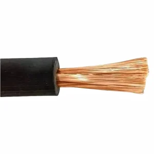 Rubber Insulated Low Voltage 450/750V Stranded Copper Welding Machine Cable 120/150mm Custom Length Flexible 70C Max