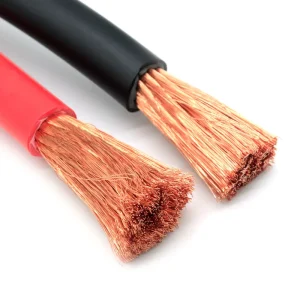 Rubber-Insulated Pure Copper 3, 2, 4 Specification AWG Black and Red Automotive RV Solar Flexible Welded Battery Cable and Wire
