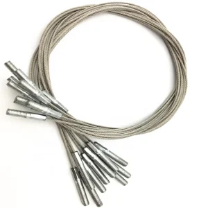 Safety Tension Cable Steel 1.2mm 1.5mm 7×7 Galvanized Steel Wire Rope Assembly Ceiling Hanging Wire