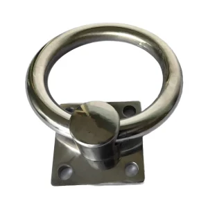Stainless Steel 316 Marine Swivel Eye Plate 20X110 mm with Ring Stamped and Welded Kayak Ship Yacht Boat Hardware Accessories