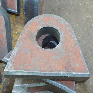 Stainless Steel Heavy Bridge Cable Accessories Welding Galvanized Tie Rod Ear Plate for Steel Structure Bridge