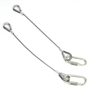 Stainless Steel Wire Rope Fittings Hanging Hook for Safety Metal Fishing Tools