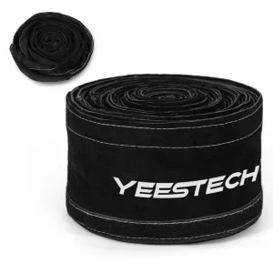 TIG Welding Torch Cable Cover Flame Resistant Leather Black 7.6 Meters 25 Feet Length Welding Accessories