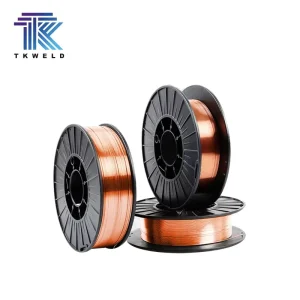 TKweld Factory Supply MIG AWS Copper Welding Wire ER70S-6 15kg Plastic Spool 0.8mm 1.0mm 1.2mm 1.6mm