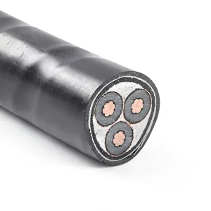 TUV/CE Certified 26/35kV Cu/XLPE/SWA/PVC Armored High Voltage Power Cable For Industrial Power Distribution