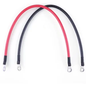 Terminal Connection Battery Cable With Tinned Copper Lug Heavy Duty Inverter Connection Wire For Car Solar Boat RV