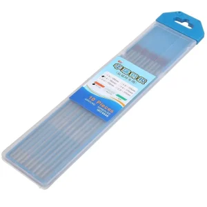 Tig Soldering Rods Set 10pcs Box Professional Thoriated Tungsten Electrodes Welding Electrodes Rods WT20 Low