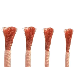 Transparent High pressure Soft Copper Wire Pure Copper Core Cable Welding Machine Welding Lead Wire