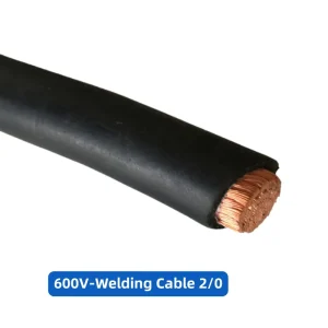 Ultra Flexible Welding Cable AWG 2 0 3 0 4 0 Rubber Insulation Pure Copper Household Power Cable Electrical Wire