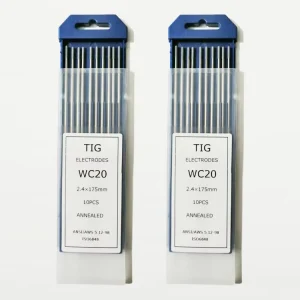 WC20 Ceriate Tungsten Electrode for TIG Welding 2% Grey Ceriate Tungsten TIG Welding Tungsten Electrode 150mm