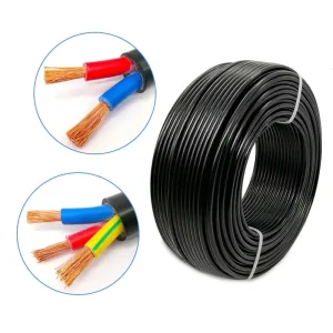 WDZ BYJYJ 2*1.5mm XLPE Insulated LSZH Fire Resistant Building Wire Low Voltage Copper Cable with Sheath Electrical Cable