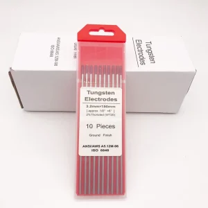 WT20 Red Tungsten Electrode 150mm 175mm Tig Welding Rods 2% Thoriated