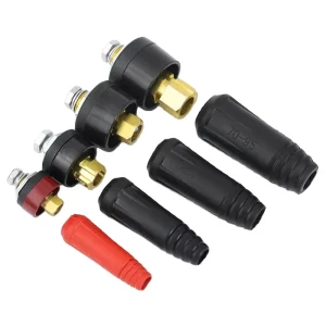 Welder Accessories Copper European Fast Plug Socket Plug Welding Set Welding Plug