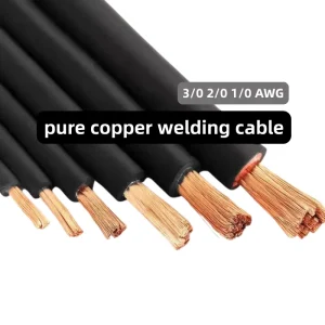 Welding Cable 16mm² 25mm² 35mm² 70mm² Rubber Insulated Flexible Cable for MIG TIG Welding Machines 4 0 2 0 1 0AWG