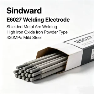 Welding Electrodes E6027 Welding Rod E7018 E6019 E6020 for High Iron Oxide Iron Powder Type Electrode for 420MPa Mild Steel