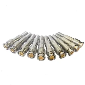 Welding-free BNC for CCTV Camera Female DC and Male DC and DC Power Cable Wire Connectors Jack Adapter