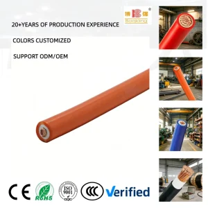 YH H01N2 Low Voltage 750V Copper Conductor Welding Machine Cable Flexible Oil Resistant Rubber 50mm CE For