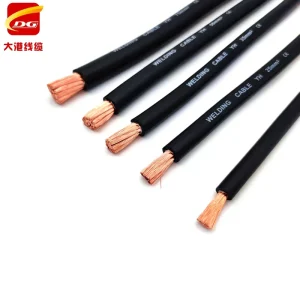 YH Highly Flexible Cable Welding Cable 10MM2 16MM2 25MM2 35MM2 Copper Rubber Stranded Conductor Rubber Insulation