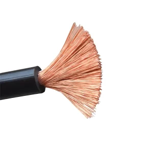 YH YHF 10 16 25 35 Square Low Voltage 750V Welding Machine Rubber Insulated Copper Welding Cable With Custom Length