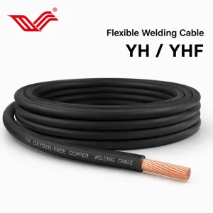 YH YHF Flexible Rubber Welding Cable 10mm² 70mm² Copper Cable for Welding Machine and Industrial Use