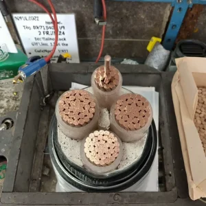 ZC YJV22 15kV 8.7kV XLPE Insulated PVC Sheathed Copper Core Steel Tape Armored 4 Core 120mm2 Flame Retardant Power Cable